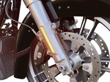 Custom Dynamics Chrome Universal Smoke LED Front Fork Lightz (CD-FORK-UNV-SC)