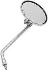 Emgo Round Chrome Motorcycle Mirror w/8mm Screw-In (20-42408)