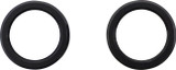 Moose Black Aluminum Front Wheel Spacer Set (0222-0585)