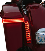 Custom Dynamics Black/Red ProBeam LED Bagz Saddlebag Lights (PB-SBSEQ-HD-BR)