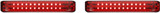 Custom Dynamics Chrome/Red ProBeam LED Bagz Saddlebag Lights (PB-SBSEQ-SS6-CR)