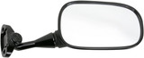 Emgo Right Side View Black Oval Mirror (20-87031)