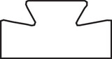 Garland 47.00" Black UHMW Slide 09 (09-47.00-0-01-01)