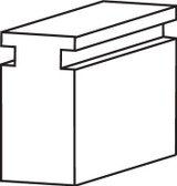 Garland Black Tunnel Wear Strip/Heat Exchanger Protector (04B-55.500-00-01)