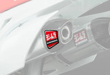 Yoshimura RS-9 End Cap Decal Sticker for Left Side Muffler Red (RS9-NB001L)
