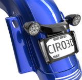 Ciro Smoke Lens Black LED Lighted License Plate Frame (40303)