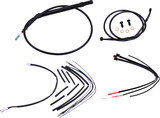 Burly Complete Black Vinyl Cables for 14" Jail Bars (T-Bars) (B30-1258)