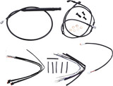 Burly Complete Black Vinyl Cables for 12" Jail Bars (T-Bars) (B30-1264)
