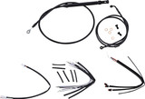 Burly Complete Black Vinyl Cables for 18" Gorilla Handlebars (B30-1248)
