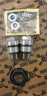 Burly Fork Preload Adjusters | 39mm | Machined Aluminum (B28-3000)