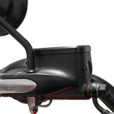 Thrashin Supply Twice-Cut Black Front Brake Master Cylinder Cover (TSC-3176-4)