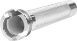 Domino Silver Aluminum Throttle Tube (40-350)