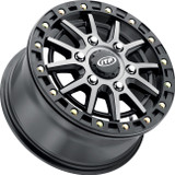 ITP SD10 Beadlock Aluminum Wheel Gray w/Black Ring 16x7 (1622626720B)