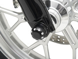 Covingtons Dimpled Black Front Axle Covers (C0010-B)