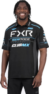 FXR Race Division Performance UPF Mens Short Sleeve Polo Shirt