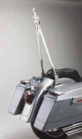 Cycle Visions 30" Chrome Daggertude Styled Sissy Bar Sticks (CV-8030)