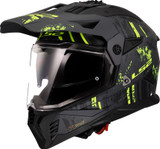 LS2 Blaze II Crazy Adventure Motorcycle Helmet w/SunShield