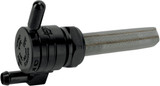 Golan Click Slick 22mm Black Downward Ball Bearing Petcock (76-312D-BLK)