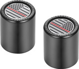 Figurati Thin Red Line Flag Short Fat Black Docking Cover (FD75-DC-2730-BK)