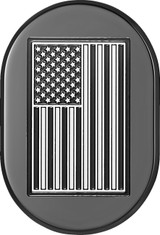 Figurati Contrast American Flag Left Black Antenna Cover (FD26-AC-BLK-LT)