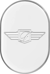 Figurati Logo Left Polished Antenna Cover (FD-01-AC-SS-LT)
