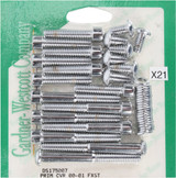 Gardner-Westcott Chrome Primary Cover Bolt Kit (P-10-18-08)