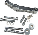 Hawg Halters Radial Mount Chrome Front Brake Caliper Adapter Kit (FBRMCC-108)