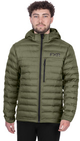 FXR Podium Hybrid Mens Quilted Hoody