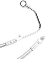 Magnum Polished Stainless ABS Mid Brake Line (57011)