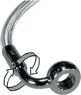 Magnum 44" E-Z Align Sterling Chromite II Front Brake Line (36444SW)