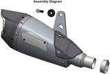 Yoshimura AT2 Slip-On Muffler | Stainless | CFMOTO 450 NK/SS (19450BP520)