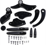 Hawg Halters Forward Control & Footpeg Kit - Black (FCK-S18A-FR)