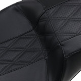 Le Pera Outcast GT2 Black Seat w/ Double Diamond Inlay (LK-997GT2)