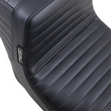 Le Pera Tailwhip Black Seat w/ Pleated Stitch (LK-587PT)