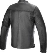 Alpinestars Blacktrack Mens Leather Motorcycle Jacket
