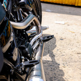 Thrashin Supply P-54 Black Front Footpegs (TSC-2026-1)