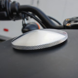 Joker Machine Aluminum Gas Cap | Knurled | Chrome (10-444C)