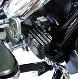 Joker Machine Rear Master Cylinder Cover | Finned | Black (08-008B)