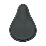 Drag Specialties Spring Solo Seat | Small | Black w/White Stitching (0806-0074)