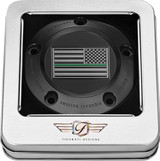 Figurati Thin Green Line Flag Black 5 Hole Timing Cover (FD72-TC-5H-BLK)