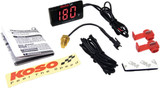 Koso Super Slim Temperature Gauge | Red Display (BA024R10)