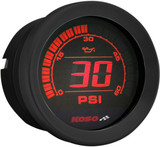 Koso 2" Digital Oil Pressure Gauge | Black (BA050430)