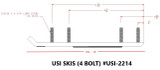 Stud Boy Deuce 9" Carbide Wear Bar - - USI Project X/ SPX / X2 (USI-D2214-90)