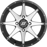 Sedona Storm Wheel - Machined w/Black - 12x7 - 4/156 - 4+3 (A7627056-43S)