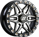 Sedona Split Six Beadlock Wheel | Machined | 15x6 | 4/137 (A72M-56037+38S)