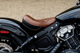 Mustang Standard Touring Solo Seat | Brown Diamond Stitch (76843)