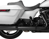 Drag Specialties Predator III Seat | Double Diamond w/Silver Stitch (0801-1919)