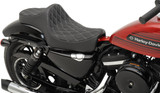 Drag Specialties Predator III Seat | Double Diamond w/Silver Stitch (0804-0735)
