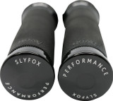 Slyfox Diamond Knurled Grips - Cable - Black (CC-86-ANO-FOX)