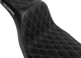 Slyfox High Noon Seat | Double Diamond | Silver Stitch (4701D-SlyFox)